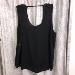 Torrid 4 (4x) Black sleeveless top With Bling